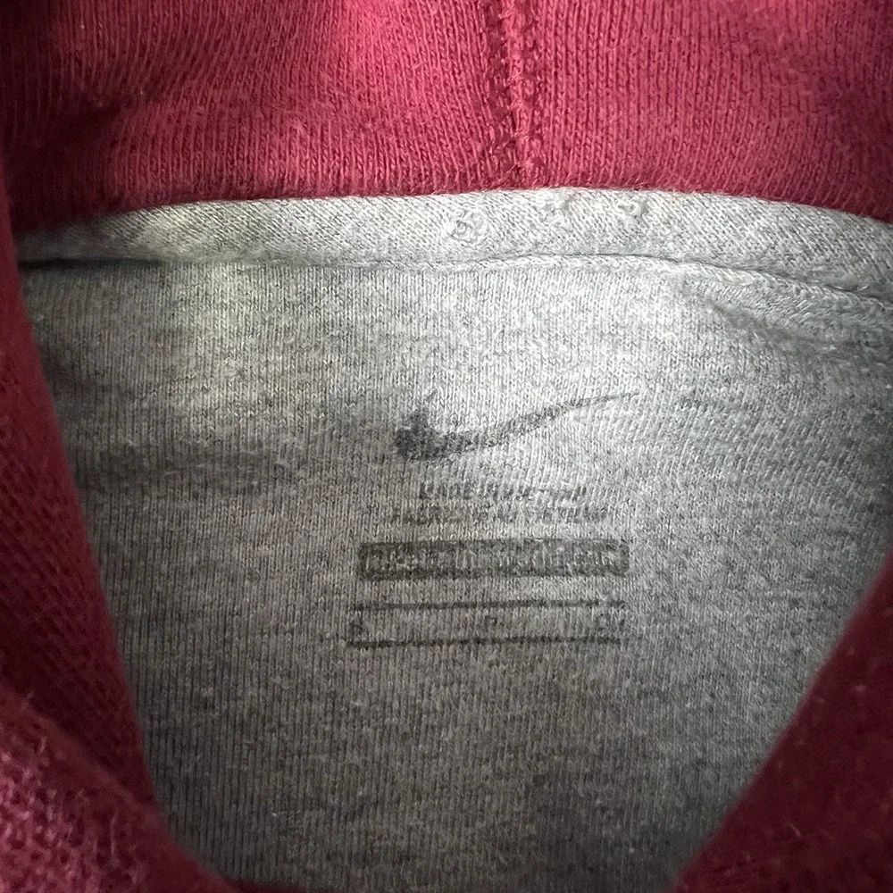 Florida State Seminoles Nike Hoodie Center Swoosh Hoodie Mens Small Burgundy‎
